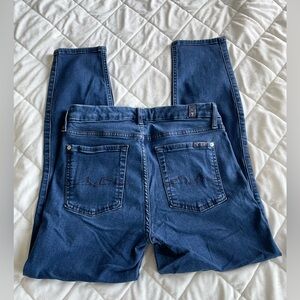 7 For All Mankind Skinny Ankle Crop Jeans